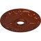 Ekena Millwork Kent Ceiling Medallion (Fits Canopies up to 5"), Hand-Painted Firebrick, 18"OD x 3 1/2"ID x 1 1/4"P CM18KEFIF - alternate 3